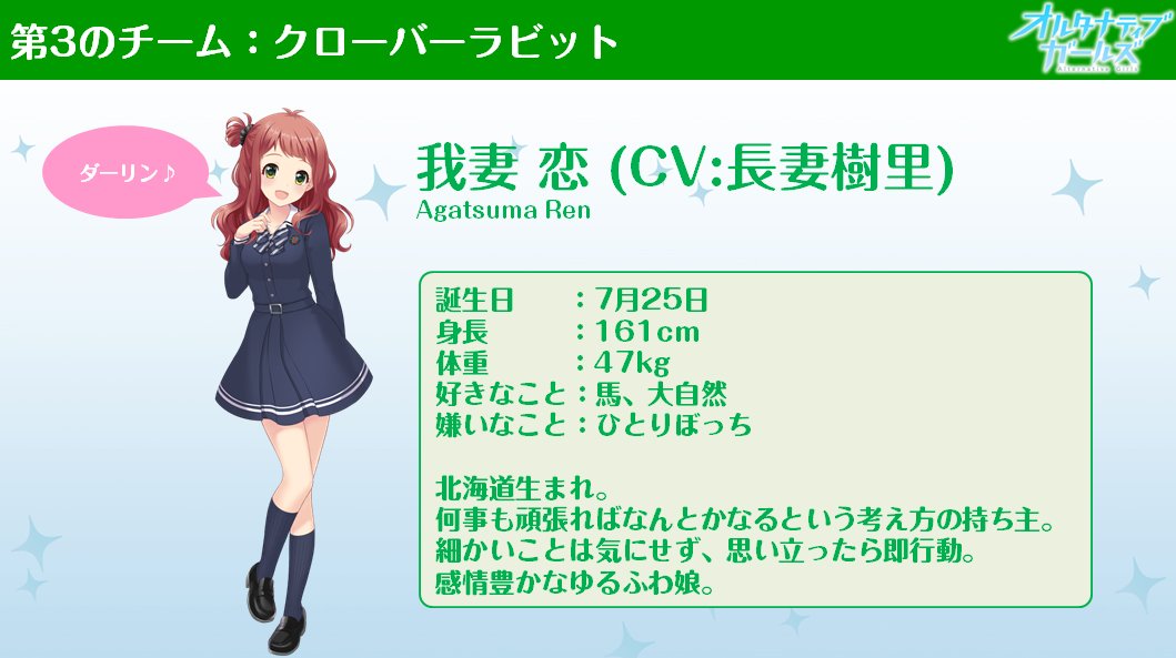 キャラクター一覧 - オルガル攻略【オルタナティブガールズ】