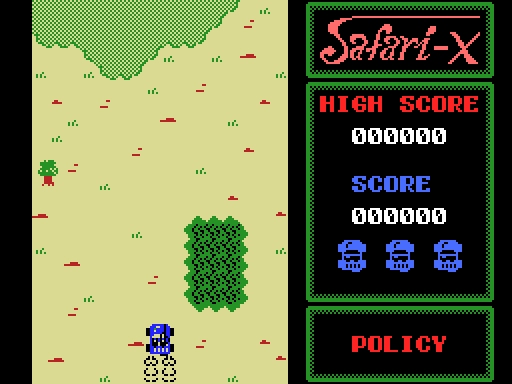 MSX : サファリ-X - Old Game Database