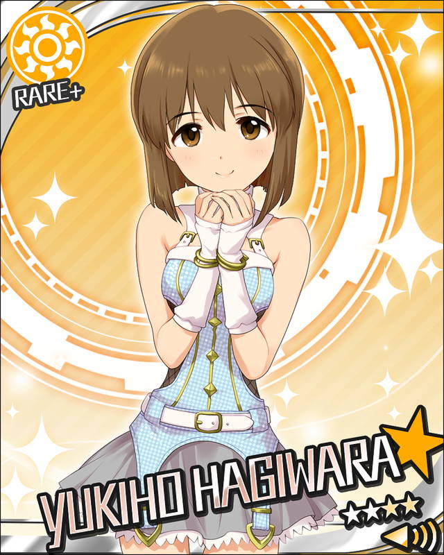 デレマス・SR萩原雪歩衣装セット アイドルマスター 765PRO ALLSTARS アイドルプロフィールセット