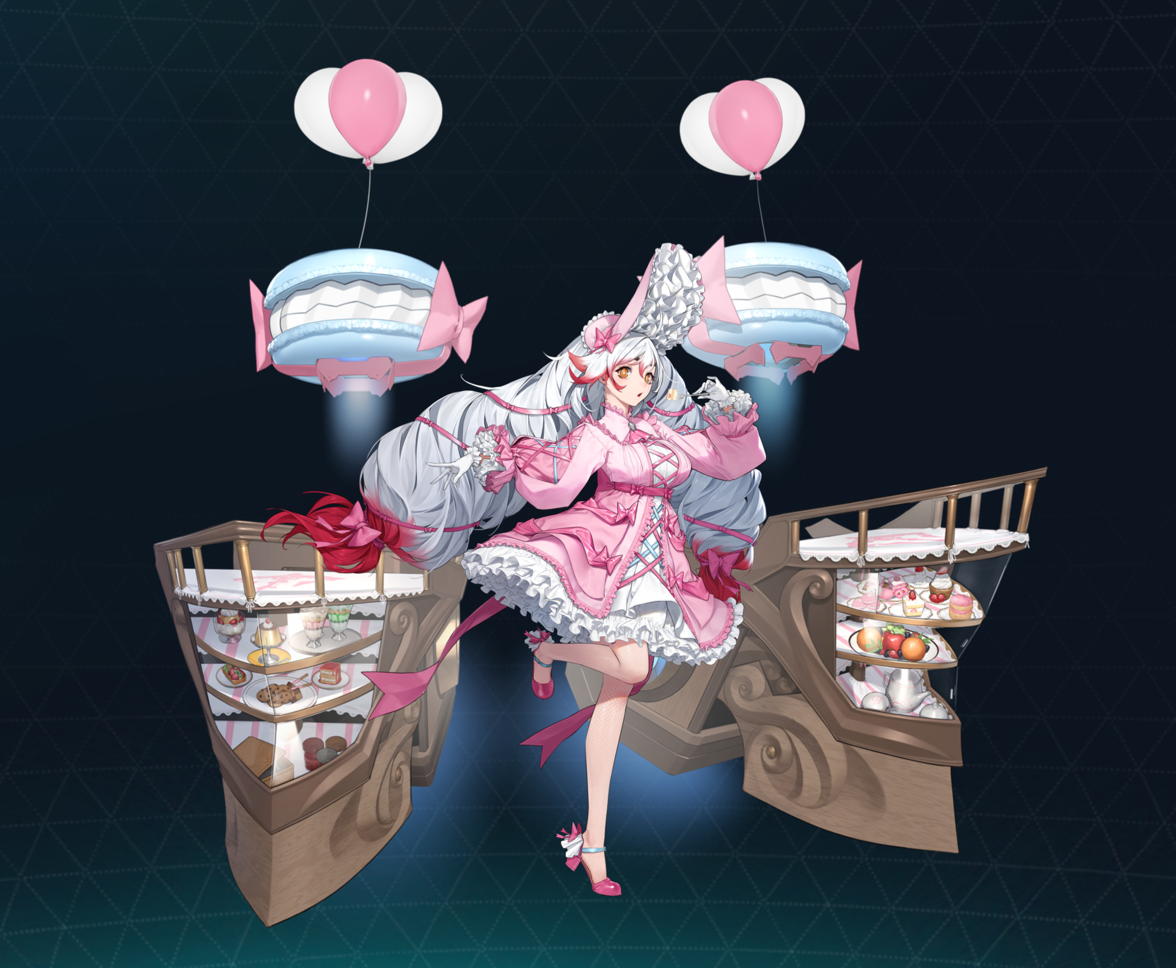 ロデーがお茶会に合わせて、みんなを魅了するための衣装を準備しました。今回はそそっかしく転んだりしなければいいのですが。なにしろ今回のお茶会のメインデザートは彼女なのですから。 ロデーがお茶会に合わせて、みんなを魅了するための衣装を準備しました。今回はそそっかしく転んだりしなければいいのですが。なにしろ今回のお茶会のメインデザートは彼女なのですから。