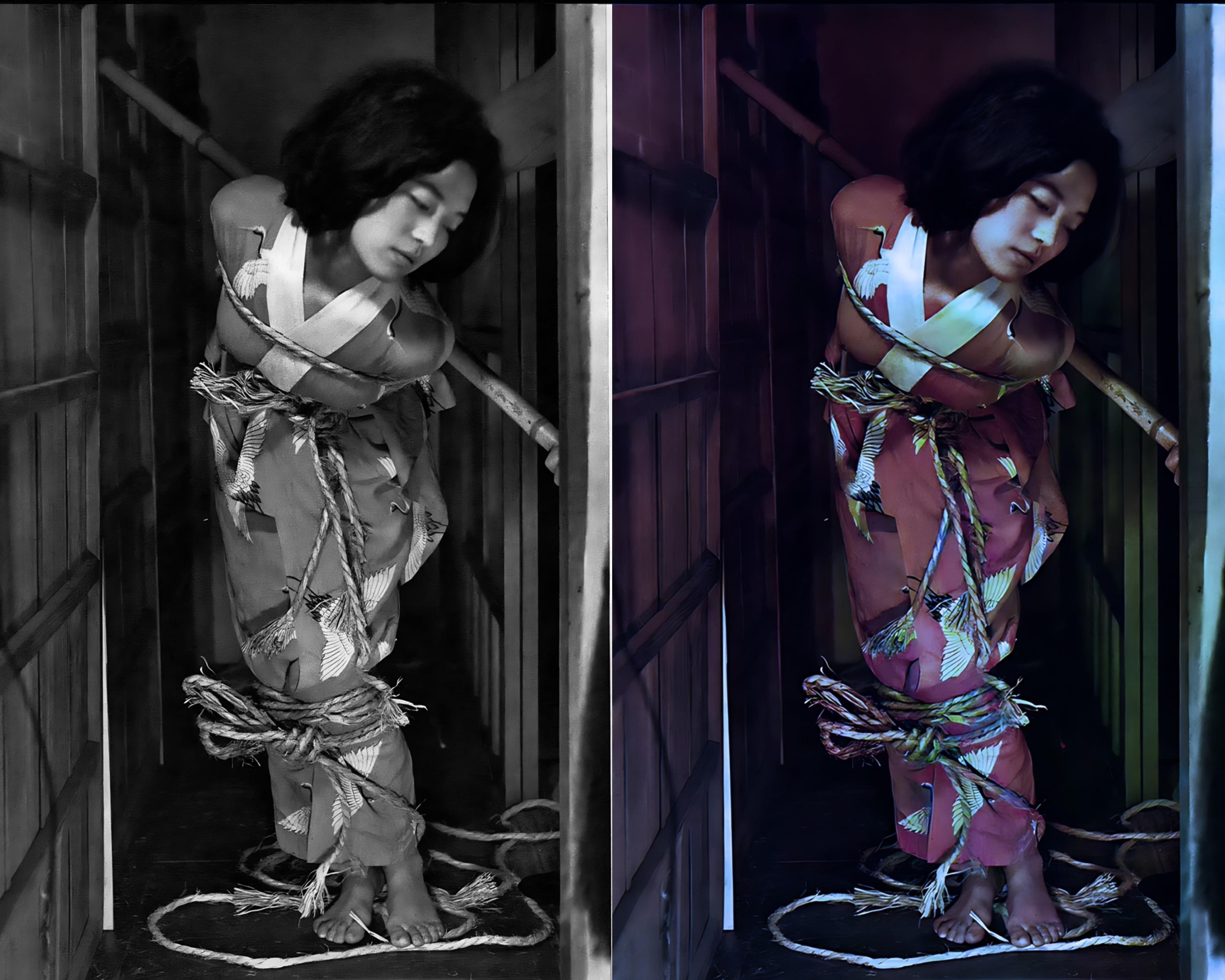 梨花悠紀雄の緊縛画像 続・続・奇譚クラブに咲いた花 - SM女縄