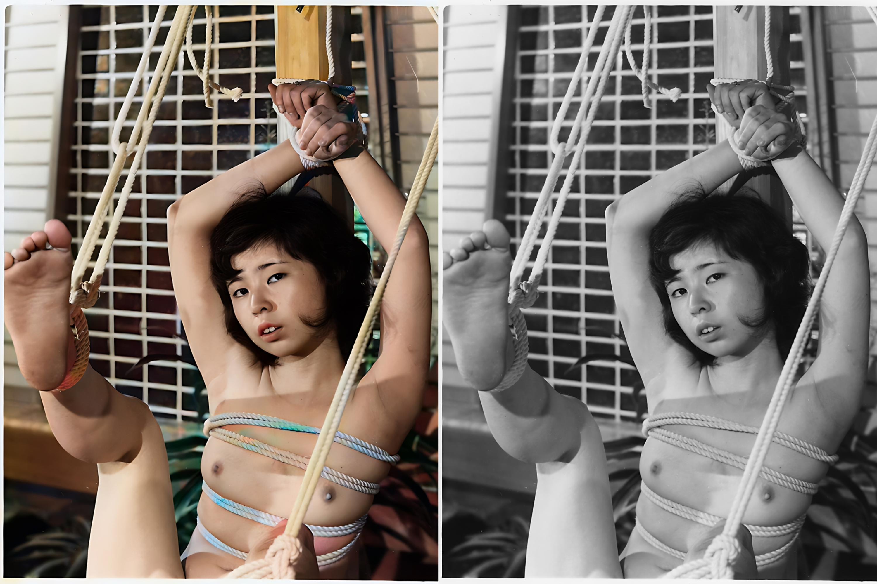 前田真知子 緊縛 奇譚クラブに咲いた花 - SM女縄