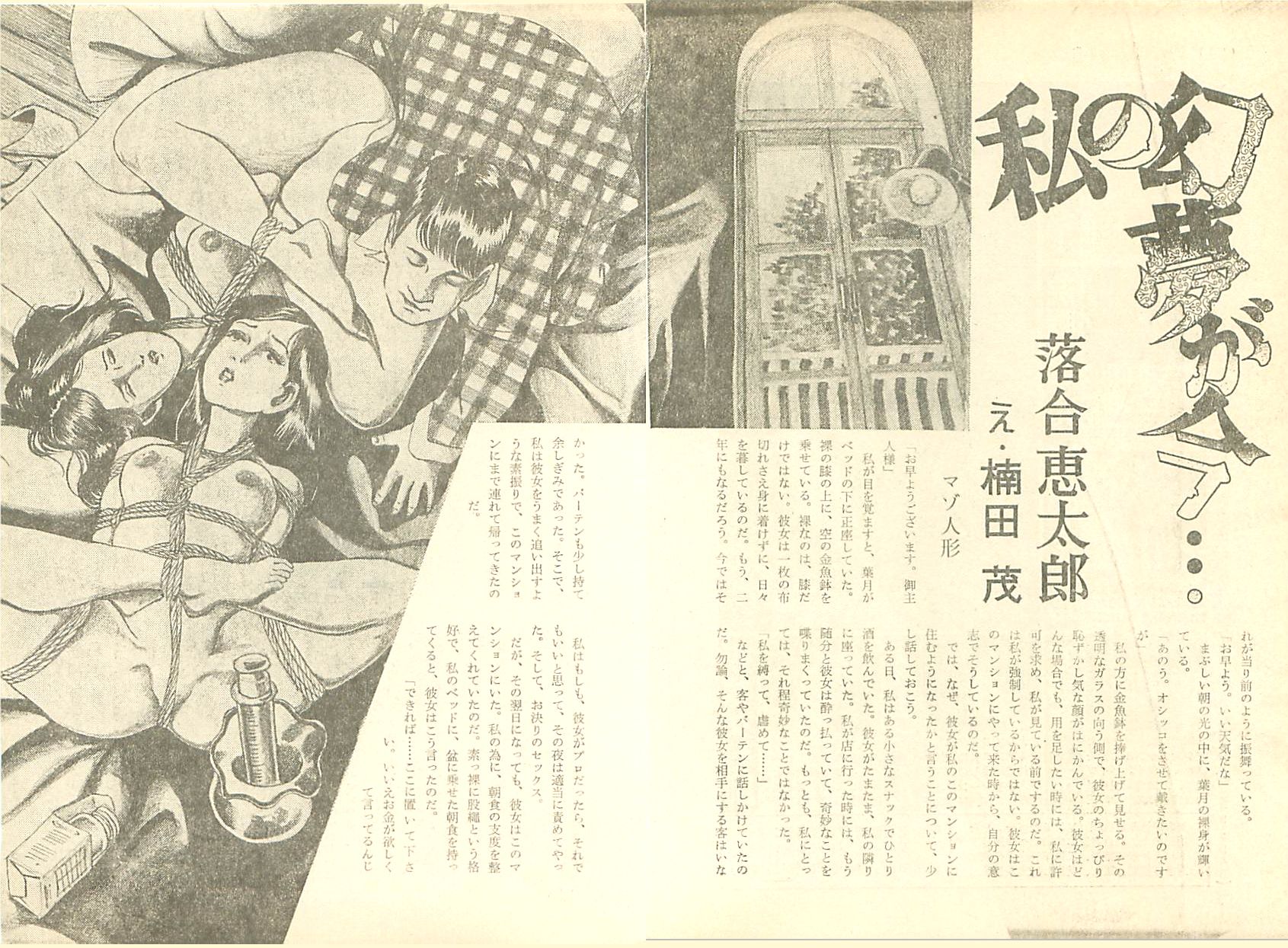 緊縛 ||駿河問い緊縛ＳＭあぐら縛り 