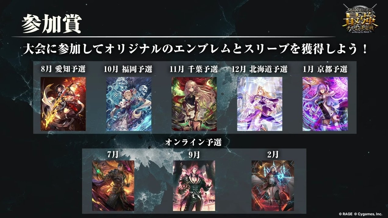 2025年最新】Shadowverse 最強チーム決定戦の人気アイテム